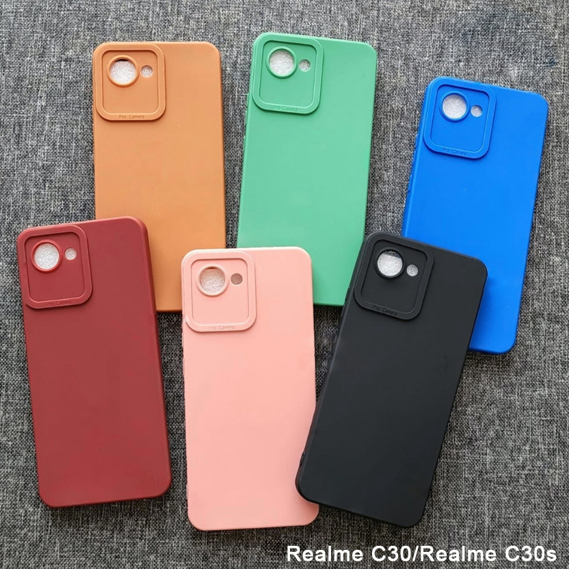 Softcase Realme C30 Realme C30S Realme C31 Realme C35 Case 3D Pro Camera Gel Silika Casing