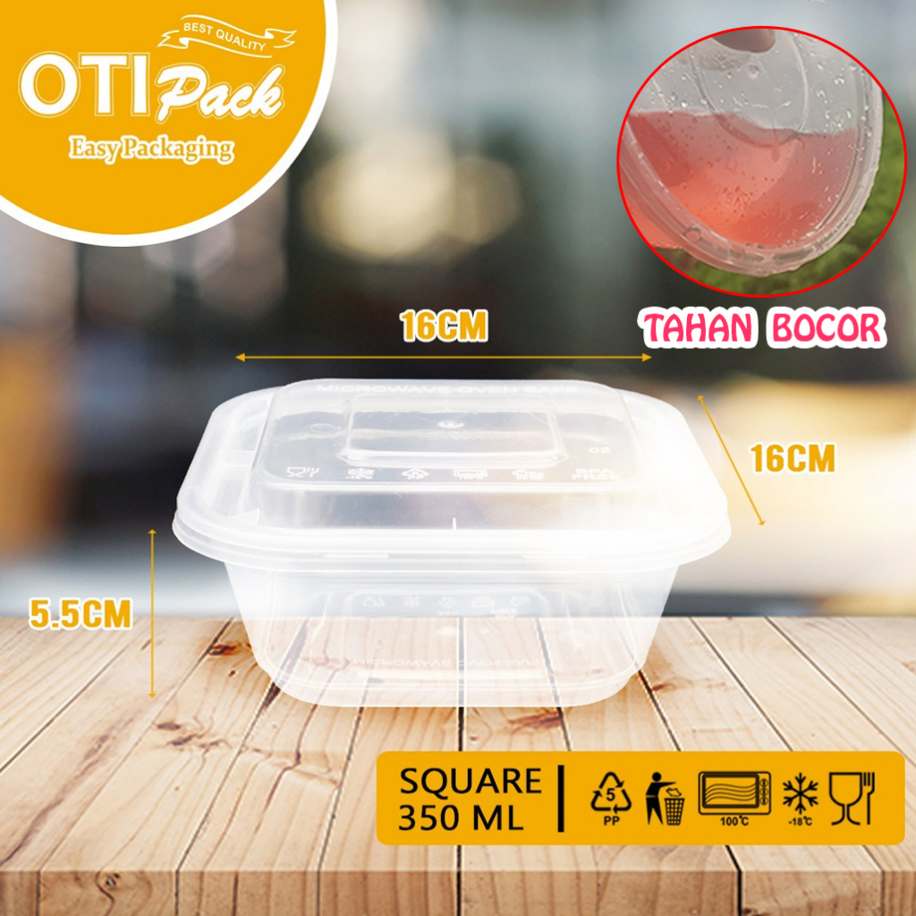 Thinwall Otipack 350ML/ Kotak  Makan/ Food Container OTK350 Isi 25PCS /otipack