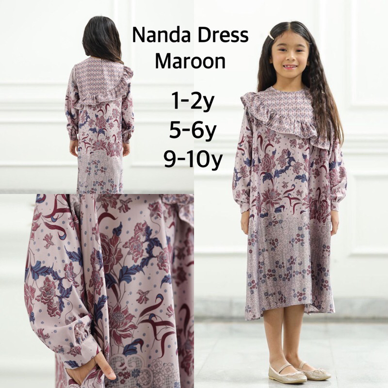 IVANA NANDA ANAK KIDS DRESS BY GEULIS ID| DRESS ANAK