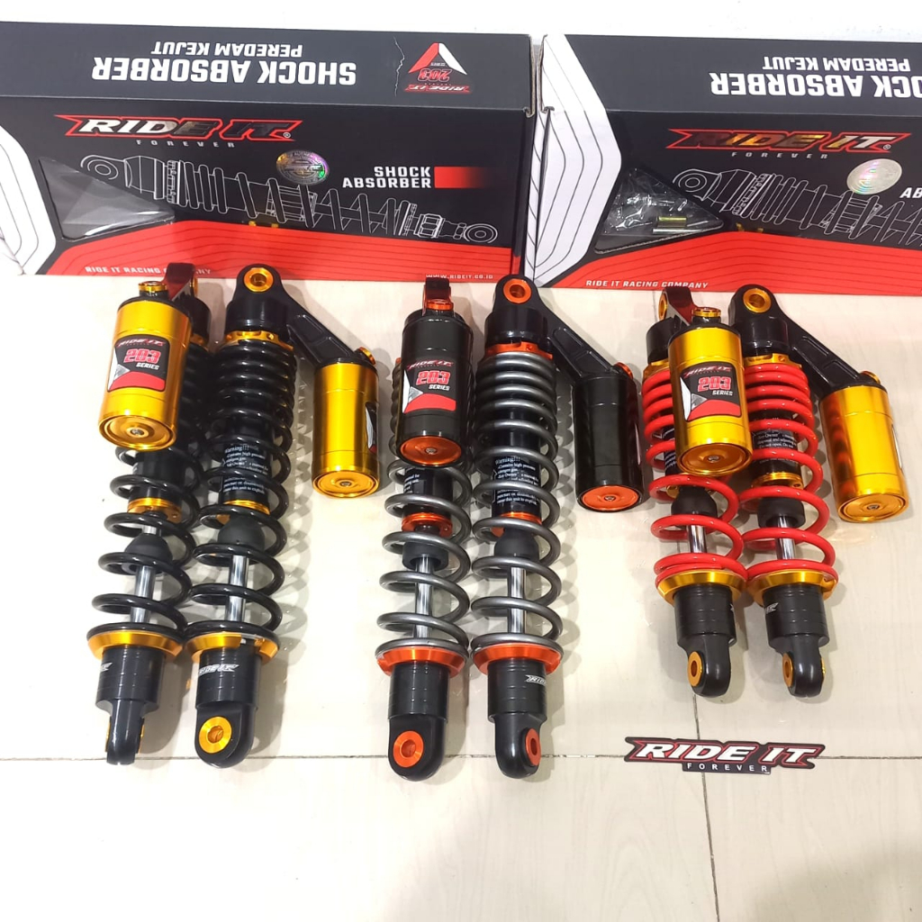 Shock Tabung Belakang Ride It 203 Shockbreaker Skok Belakang Tabung 280mm 320mm 340mm Vega Jupiter Revo CB GL MP RX King Supra X