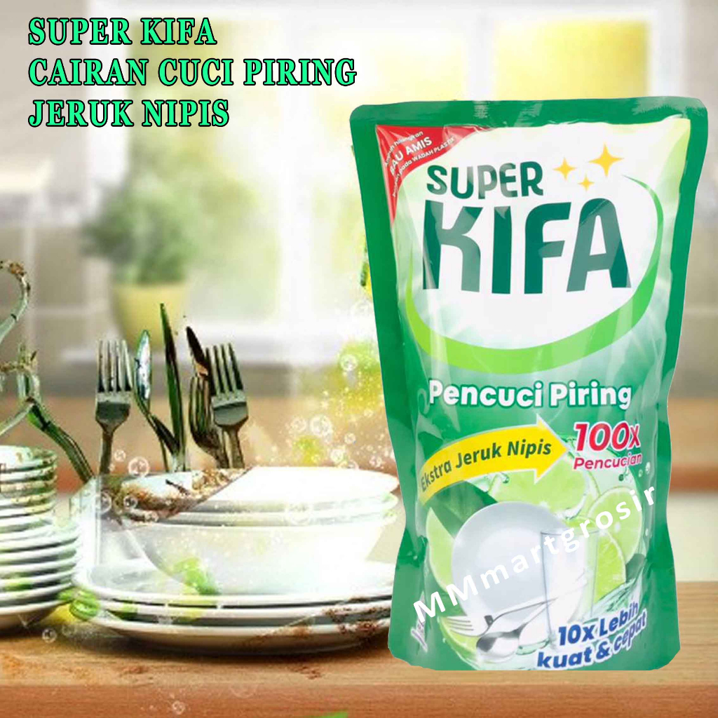 Super Kifa/ Cairan Cuci Piring/ Sabun Cuci/ Ekstra Jeruk Nipis/ 400ml