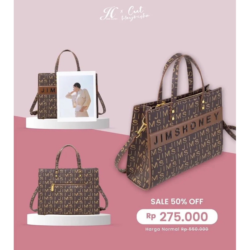 QUEEN BAG JIMSHONEY TERBARU 2023 TAS SLINGBAG SELEMPANG