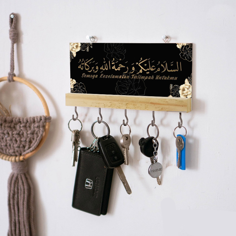 Tempat Gantungan Kunci /Keychain Hook besi / Cantolan Baju / Rak dinding