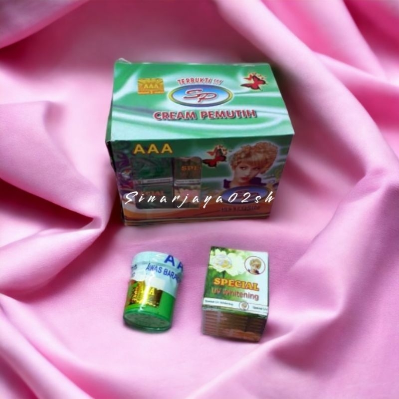 ( harga 1lsn isi 12) CREAM SP SEGEL AAA ORIGINAL KUPU-KUPU PER BOX ISI  Whitening Crem