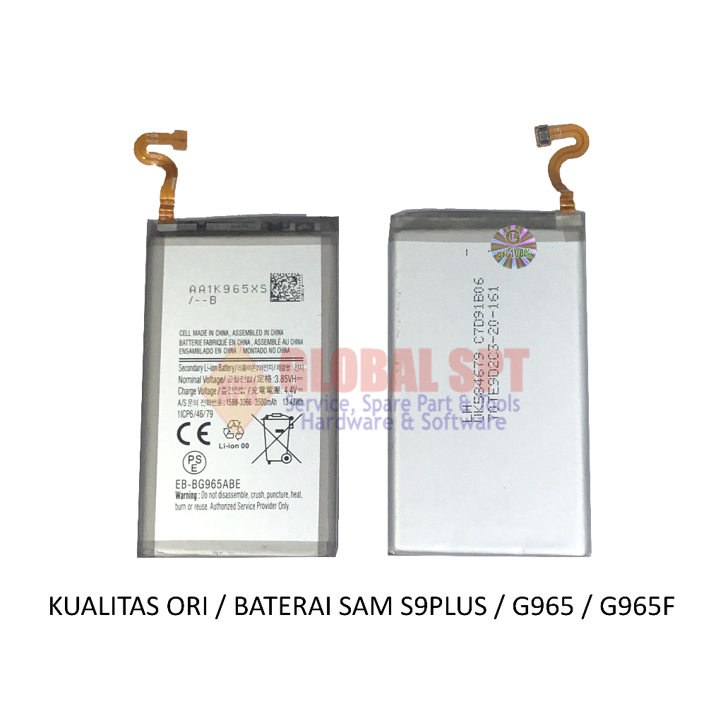 KUALITAS ORI / BATERAI SAMSUNG S9PLUS / BATRE G965 / BATERE G965F