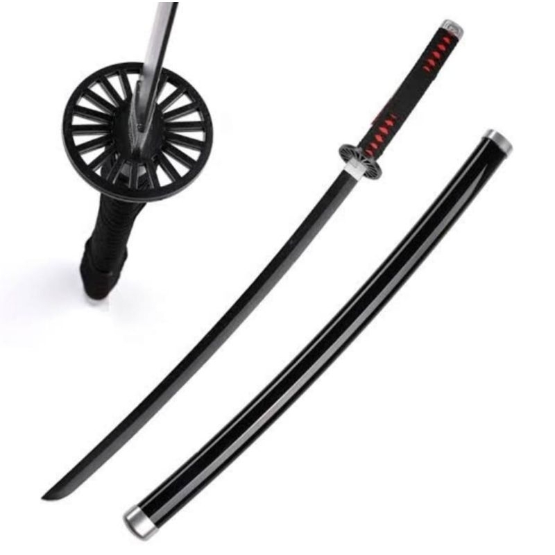Pedang Kayu Anime Demon Slayer Tanjiro Cosplay Sword