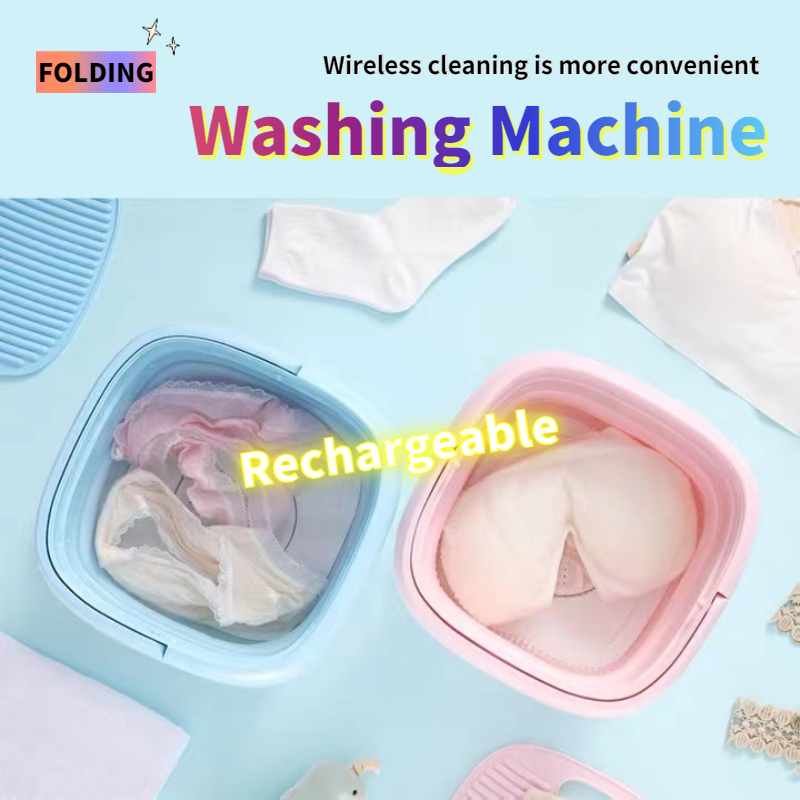 Mesin Cuci Mini Portabel Mesin Cuci Lipat Mini Folding Washing Machine Mesin Cuci Kecil KAPASITAS 4.5L