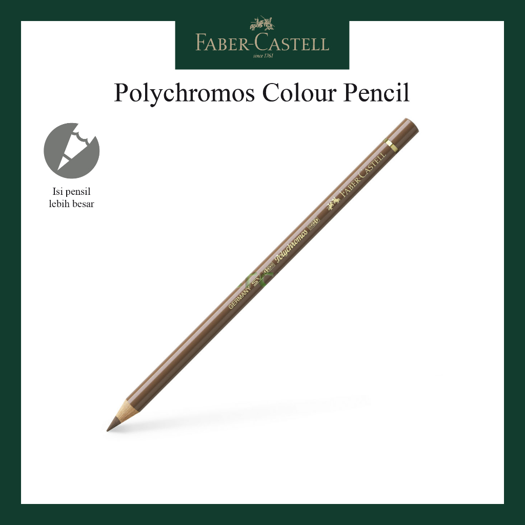

Pensil Polychromos Faber Castell Bistre 110179