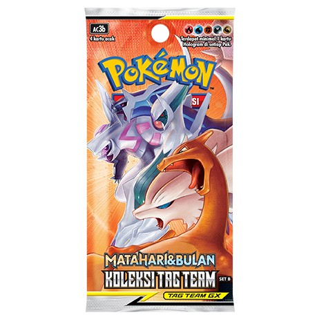Kartu Pokemon Koleksi Tag Team GX Set B - AC3b Booster Pack