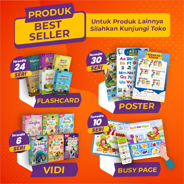 [1KG=10PCS] Konsep Flashcard Daya Ingat / Flash Card / Mainan Edukasi Kartu Pintar Anak Terlengkap