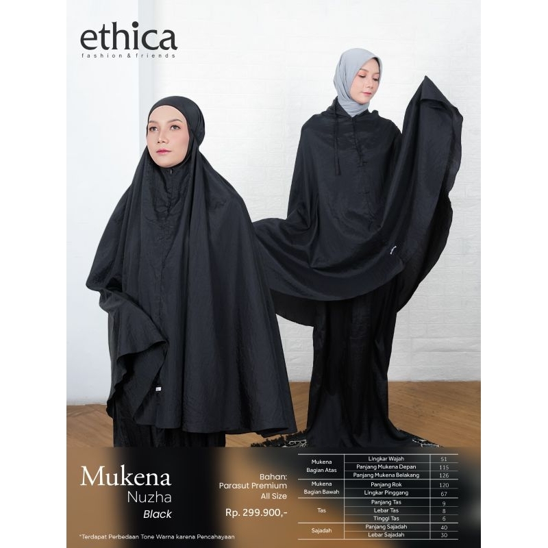 MUKENA DEWASA MINI NUZHA BY ETHICA HIJAB