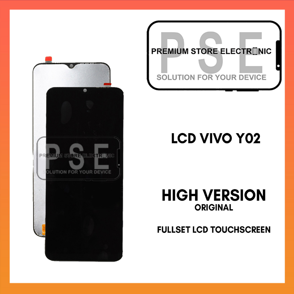 LCD Vivo Y02 Original Fullset Touchscreen Garansi 1 Bulan