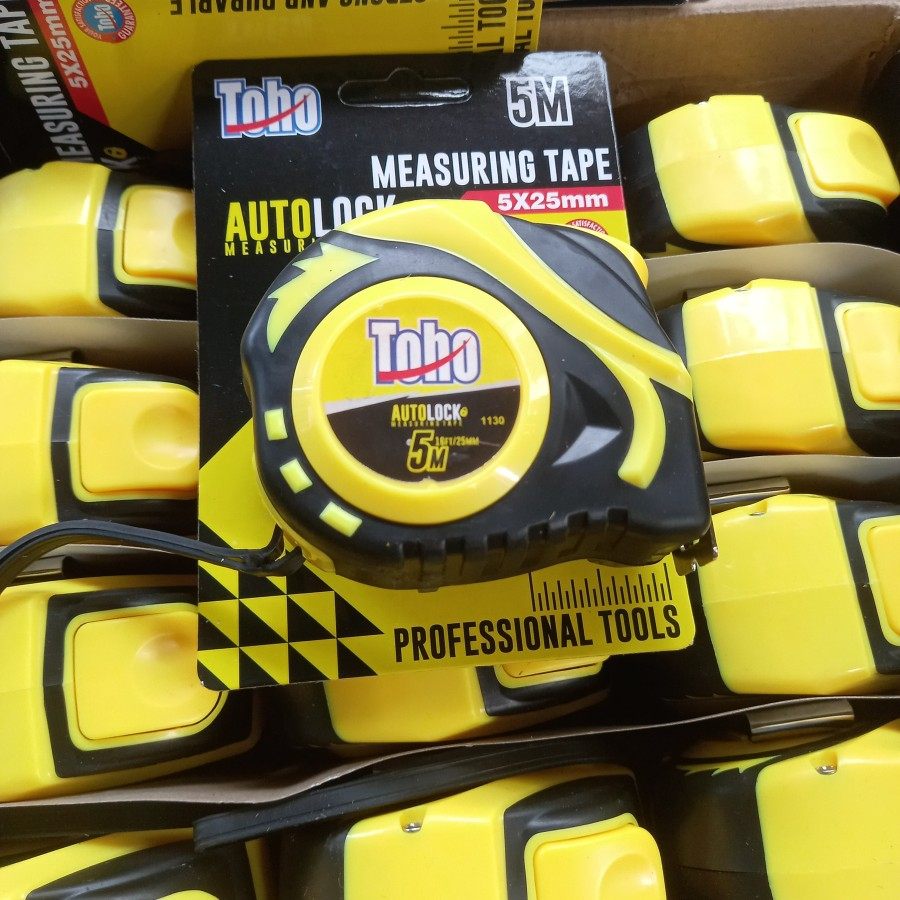 meteran Toho 5 meter AUTOLOCK TOHO / Measuring Tape 5 mtr Toho
