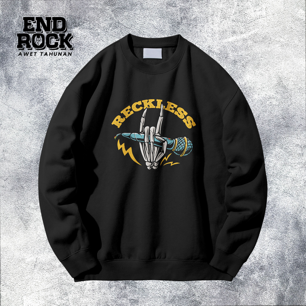 Crewneck Exclusive Original Endrock Tema Reckless DTFS130