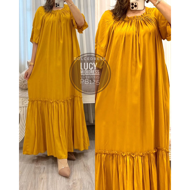 Daster Arab Dolce LUCY Long Dress Rayon Super Cantik