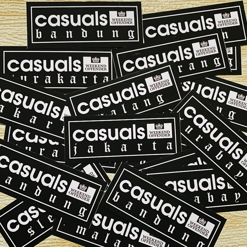 

Sticker Weekend Offender Casuals City Series