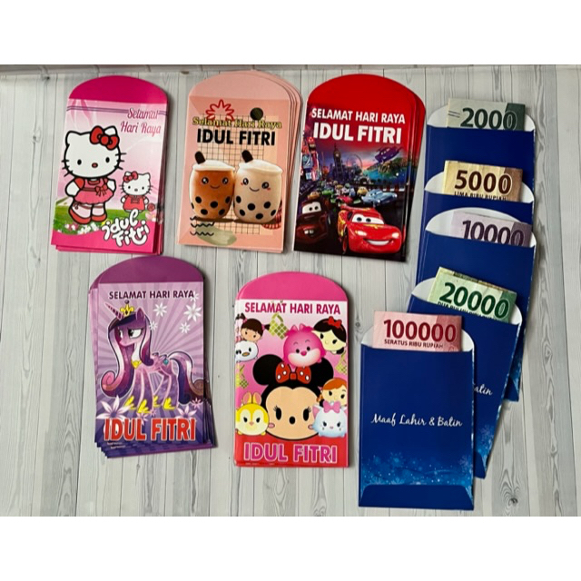 

10pcs M Amplop Angpau Tema Lebaran Hari Raya Idul Fitri Ramadhan