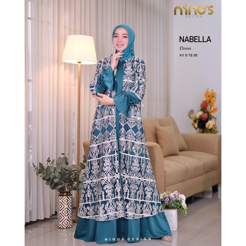 NABeLLA dress  05 gamis original ninos design ediri lebaran