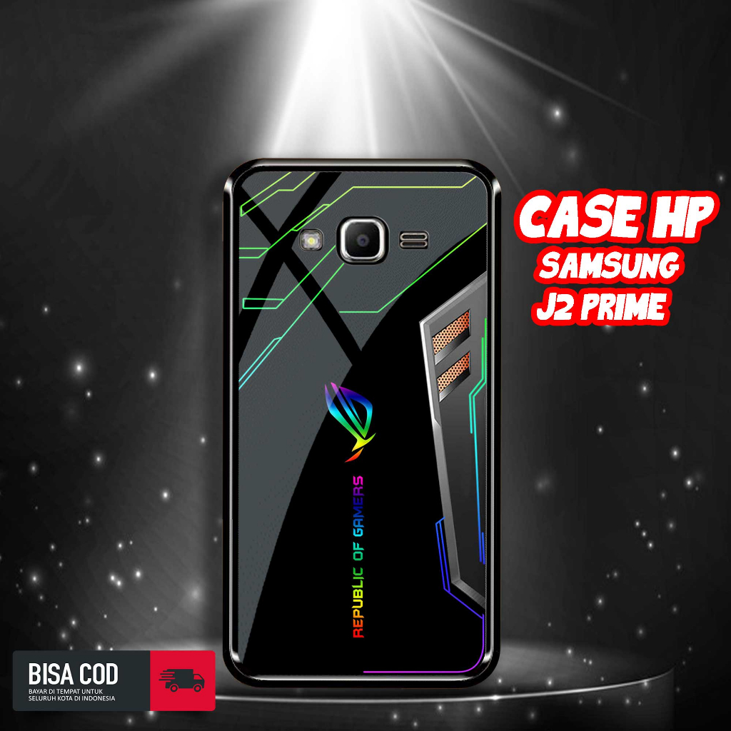 Case Samsung J2 Prime Motif [ROG GAMERS] Casing Samsung J2 Prime TERBARU Hardcase Glossy Kilau 2D Ca