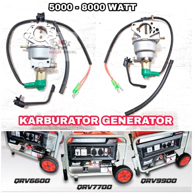 Karburator Carburator Genset Generator Mesin GX390 GX420 5000 6000 7000 8000 Watt 13HP 15HP