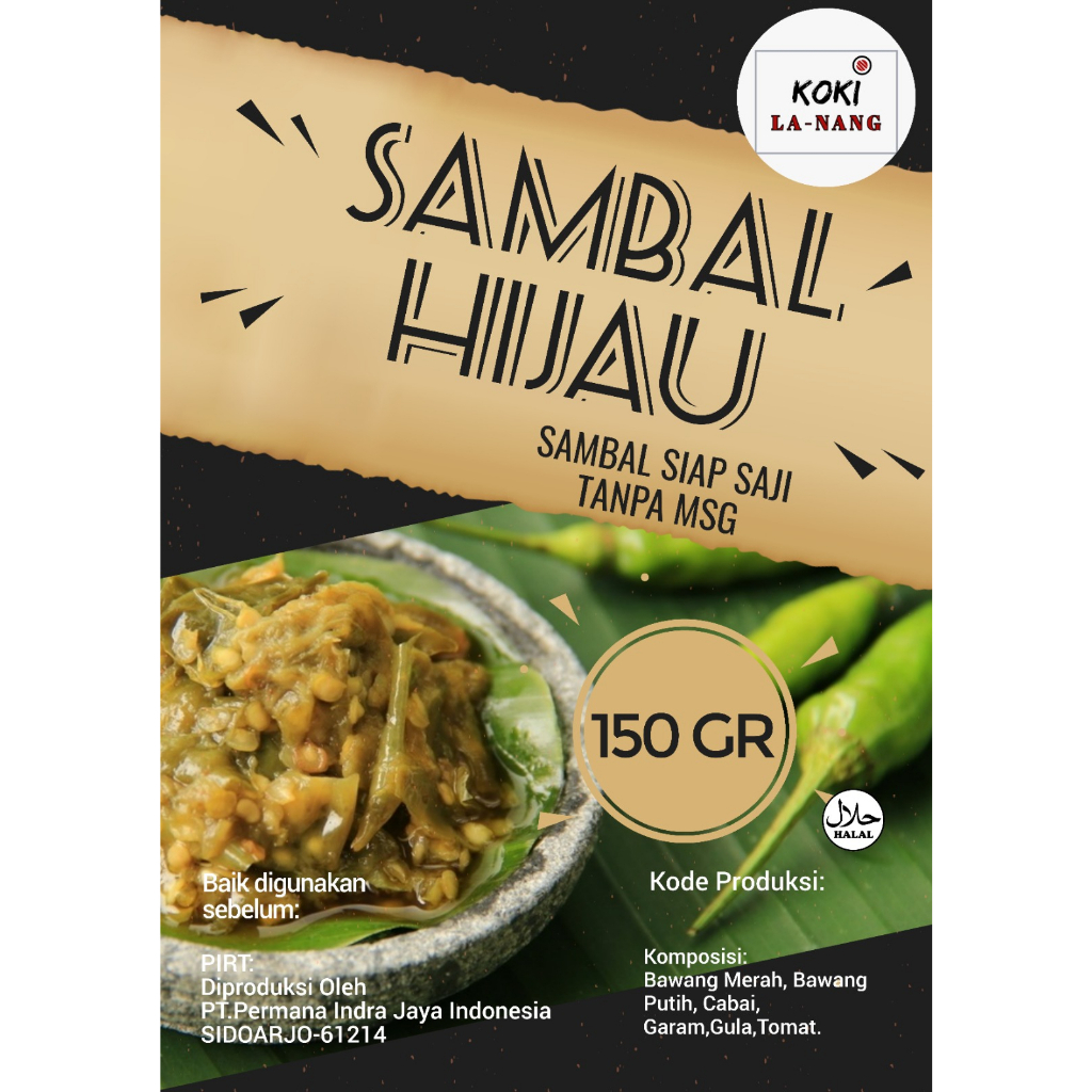 

Sambal Hijau KOKI LA-NANG