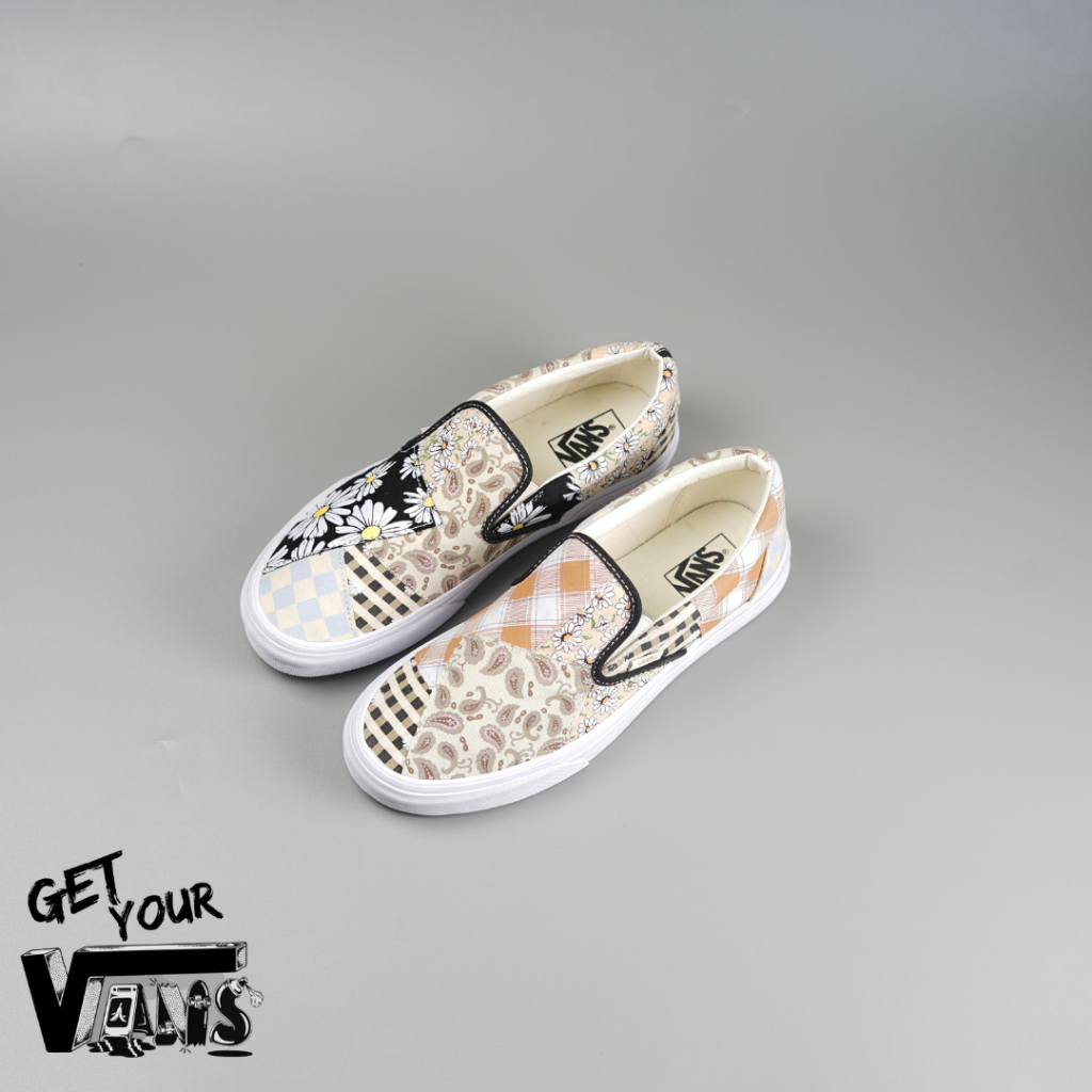 Vans Slip on Meadow Patchwork Original 100% Bnib