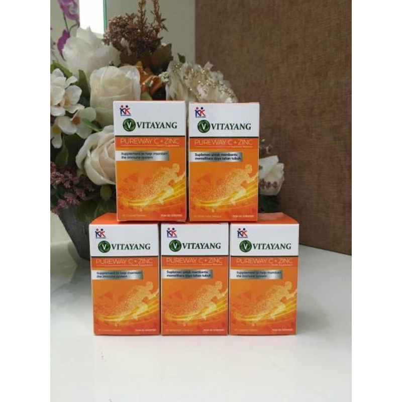 Vitayang Pureway C + Zinc 25mg Vitamin C