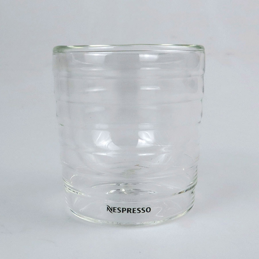 Gelas Kopi Double Wall Glass Nespresso Series - Transparent