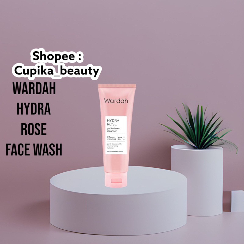 [po.x] [ foam 100 gr hydra rose ] wardah hydra Rose gel to foam cleanser 100 gr || sabun wajah wardah Hydrarose 100 gr