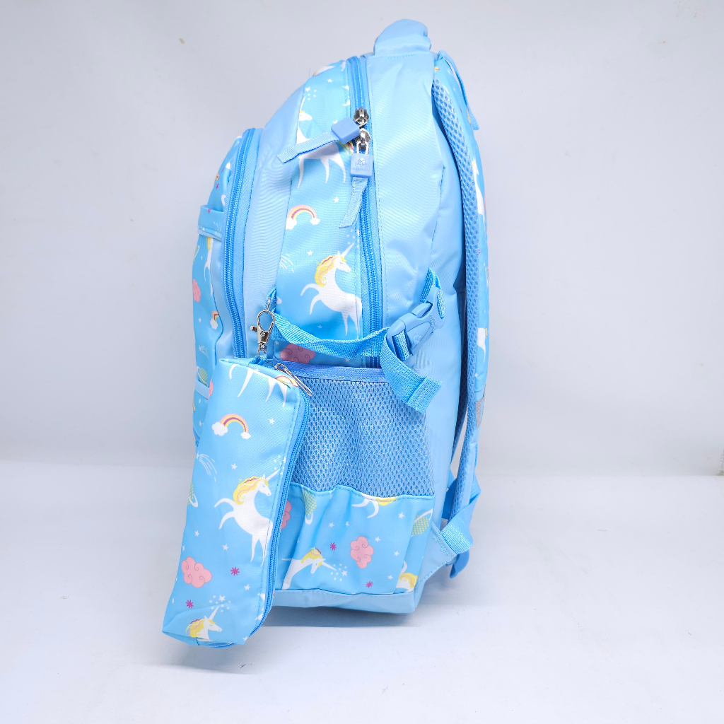 SILVER GIRL ALTO MOTIF UNICORN 18 INCHI + KOTAK PENSIL ORIGINAL MURAH / TAS SEKOLAH CEWEK ALTO ANIMASI UNICORN + KOTAK PENSIL BESAR 18&quot; MURAH / RANSEL LAPTOP SILVER GIRL MOTIF UNICORN ORI MURAH / TAS SEKOLAH IMPORT ALTO SILVER GIRL / STYLISH BAGPACK ALTO