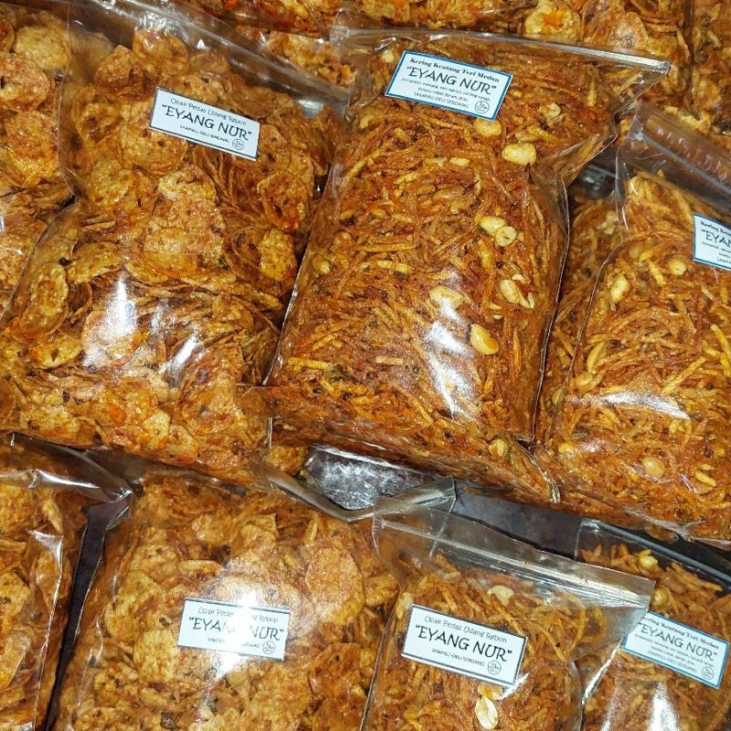 Kentang Mustafa / Opak Rebon Pedas/ Sambal Teri Kacang Medan (250g)