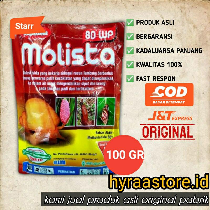 Moluskisida Molista 80WP Racun Keong 100gram