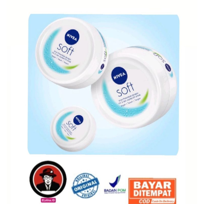 [PROMO] NIVEA SOFT CREAM 50 ML | 100 ML