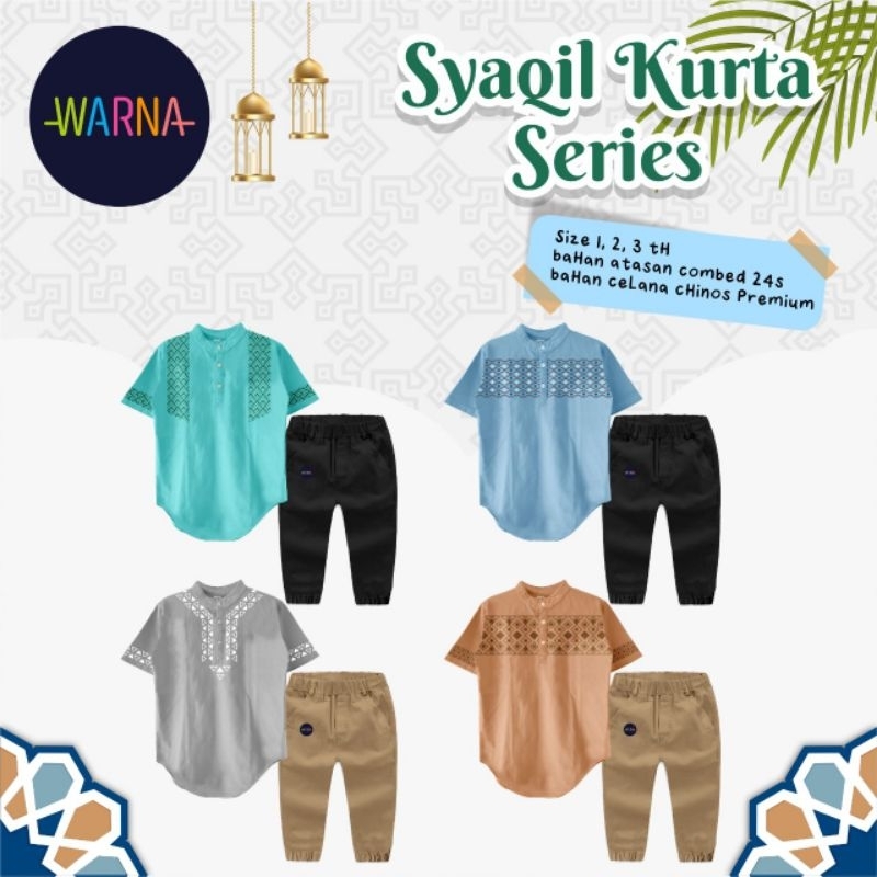 Ready ‼️ Set Kurta Syaqil Baby Series Setelan Baju Anak Premium bisa COD