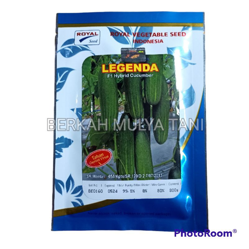 Benih timun LEGENDA f1 kemasan 20 gram