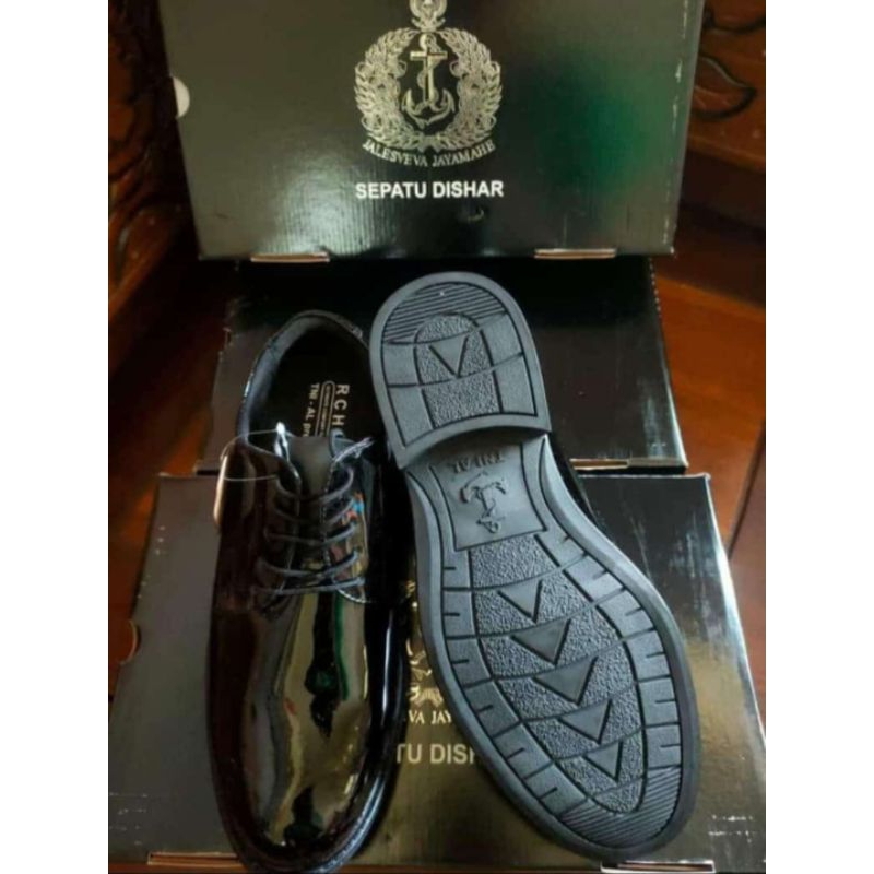 SEPATU PDH DISHAR JATAH TNI AL RCH TERBARU