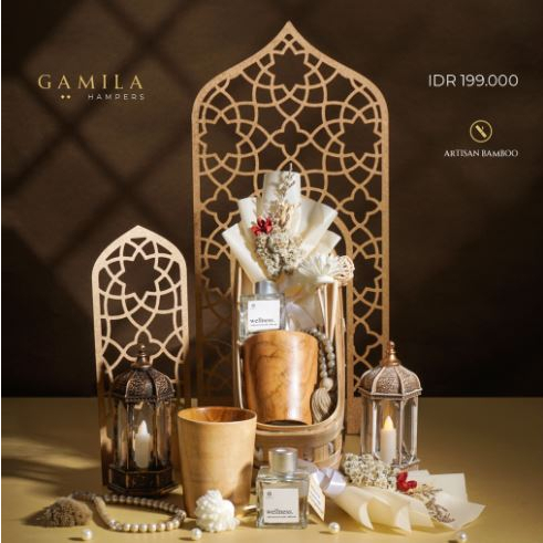 

HOMIE Hampers Raya Bamboo Gamila / Kado Ulang Tahun / Idul Fitri Gift / Parcel Idul Fitri / Corporate Gift / Hampers Lebaran 2023