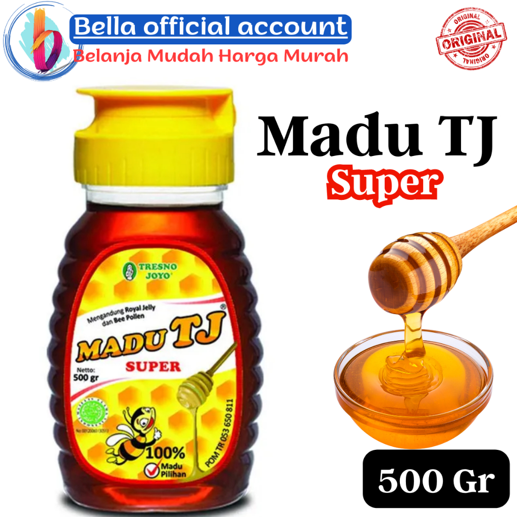 

Tresno Joyo Madu TJ Royal jelly dan Bee Pollen Super 500 gr