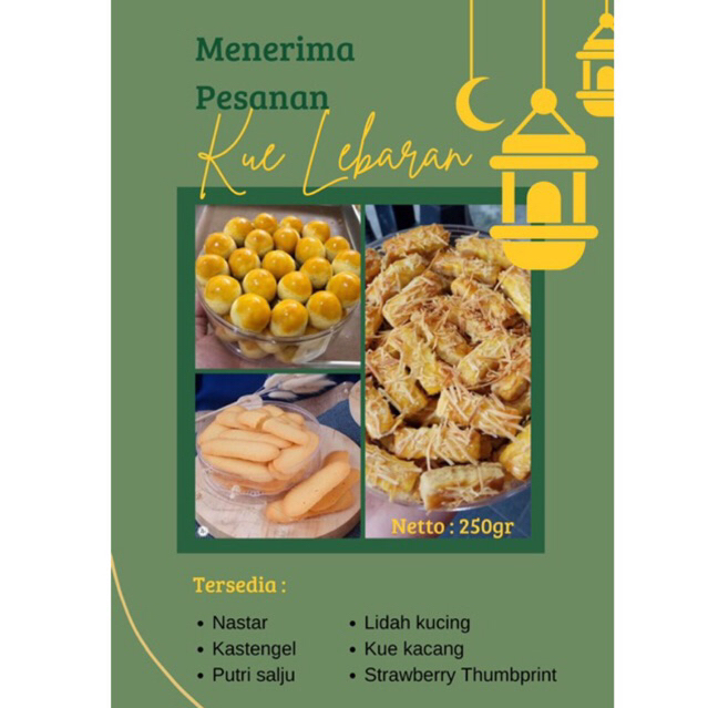

Promo Kue Kering lebaran Lembut Lumer