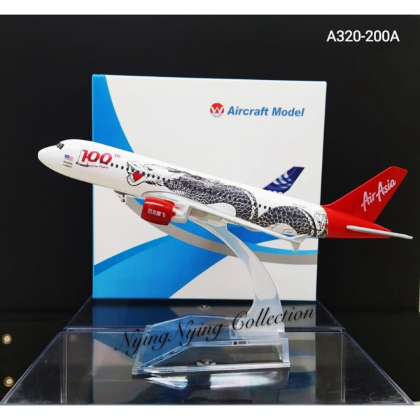 Promo Pesawat Daicast Air Asia Dragon A320-200A Limited