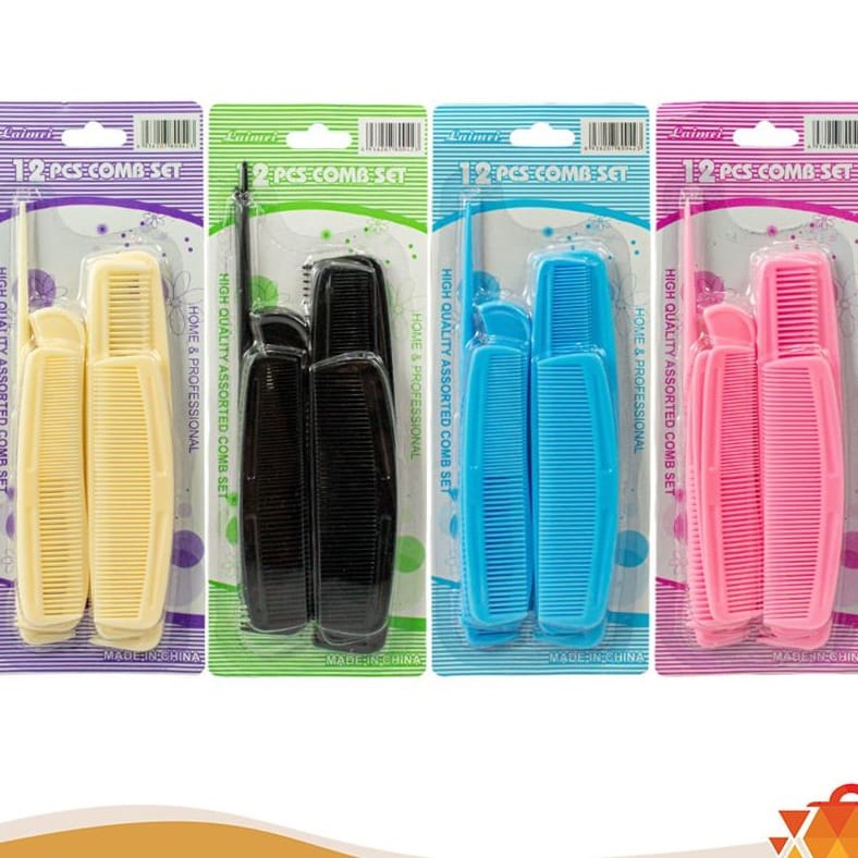 ✿ELYSABETHME✿ Sisir rambut isi 8 lucu aksesoris cute imut hair comb anti rambut kusut peralatan salon