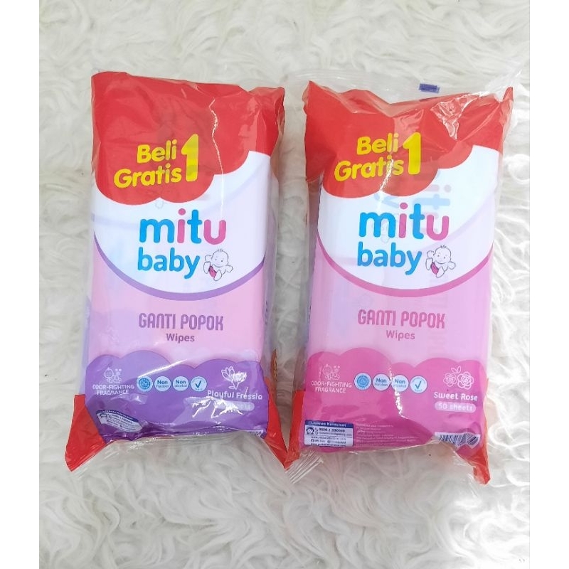 Tissue Basah Mitu Baby Beli 1 gratis 1