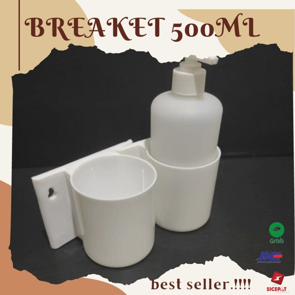 PROMO TERBAIK||BREAKET 500ML|BRACKET BOTOL 500ML / BRAKET BOTOL PUMP 500ML