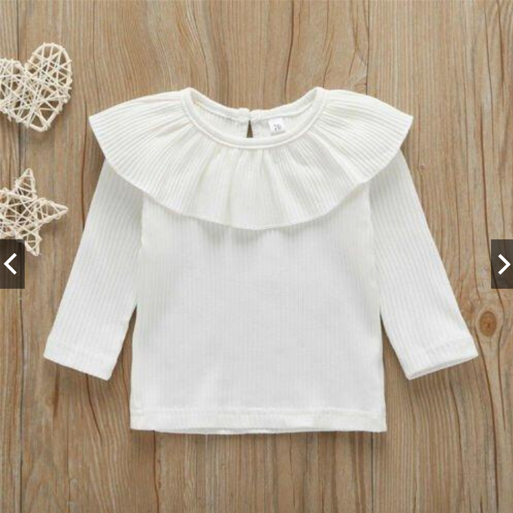 SETELAN ANAK ELISSA RIB Usia 1-5 thn / Set Anak Perempuan Lengan Panjang Ruffle Knit Rib