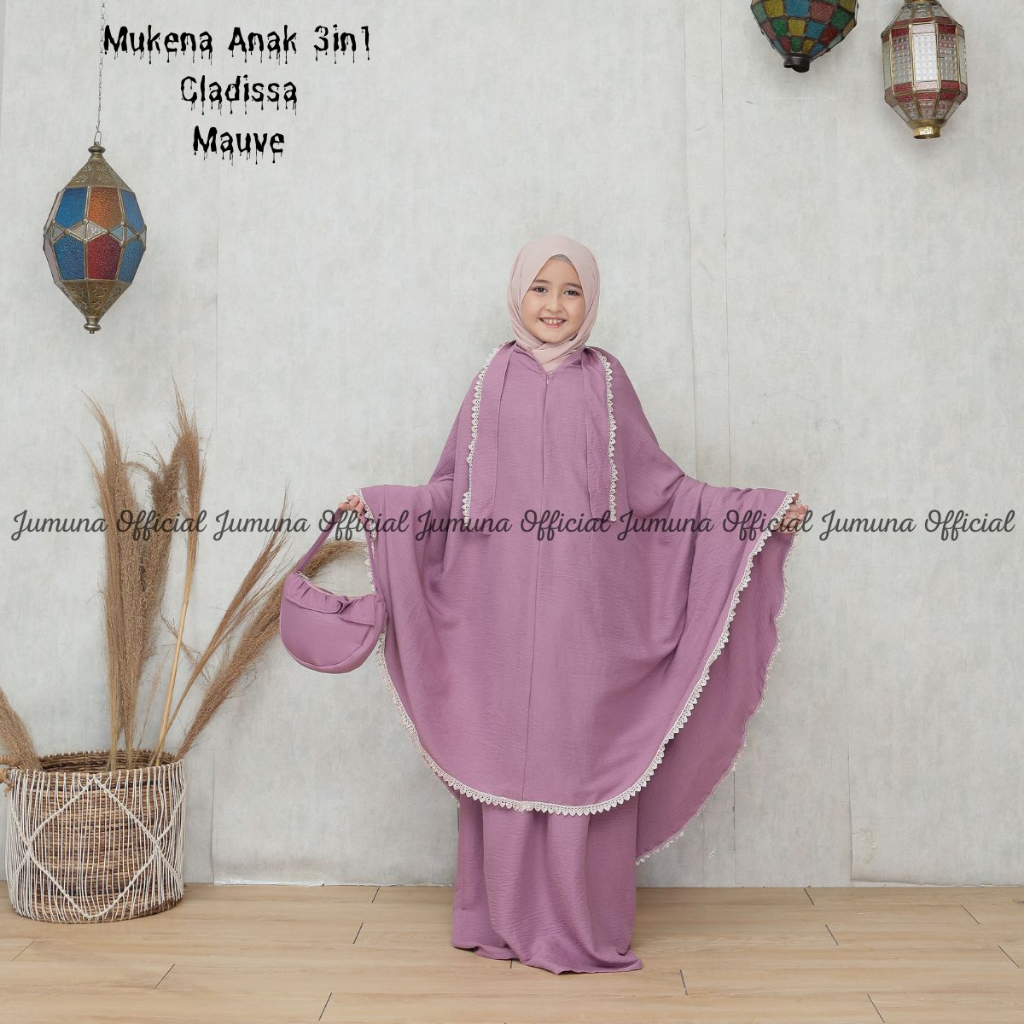 Jumuna - Mukena Anak 3in1 Cladissa