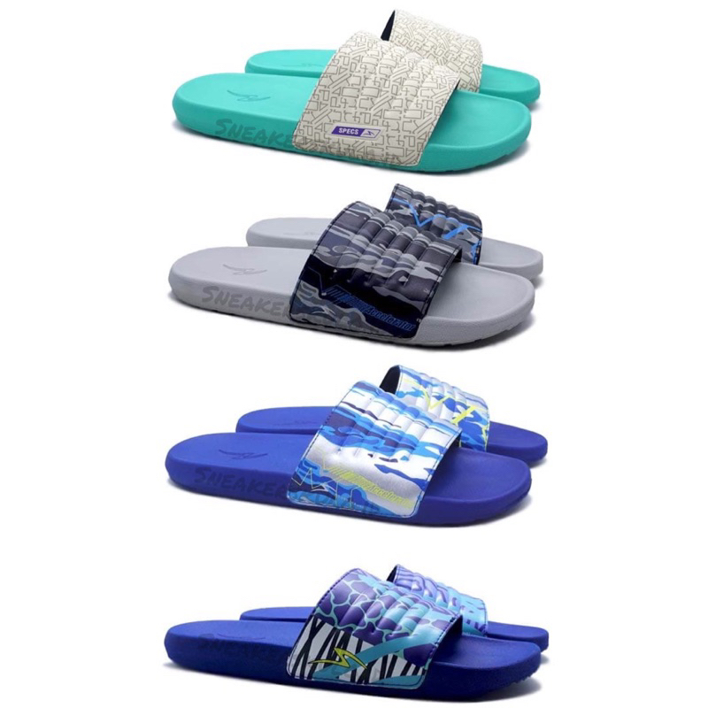 Diskon- Sandal Slide Selop Specs  Special Edition Runtuboy-Stereoflow-Mark Klok 100% Original