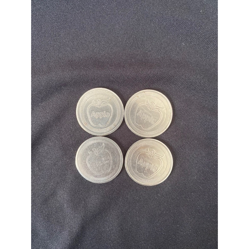 Koin Apple 2,5mm / Koin Mainan / Koin Mesin Capit Boneka / Odong-odong Kiddyride
