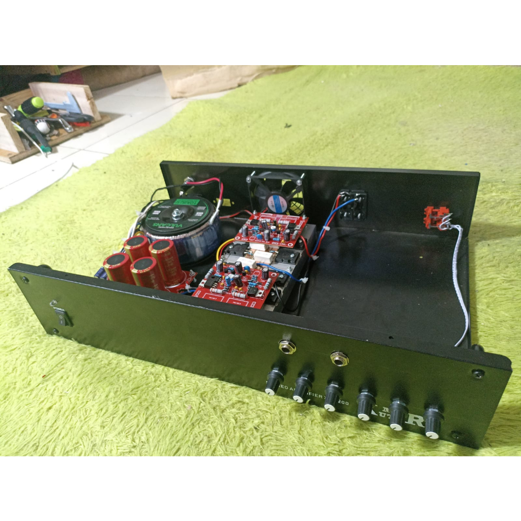 power amplifier 10 amper donat ct 32 box besar karaoke