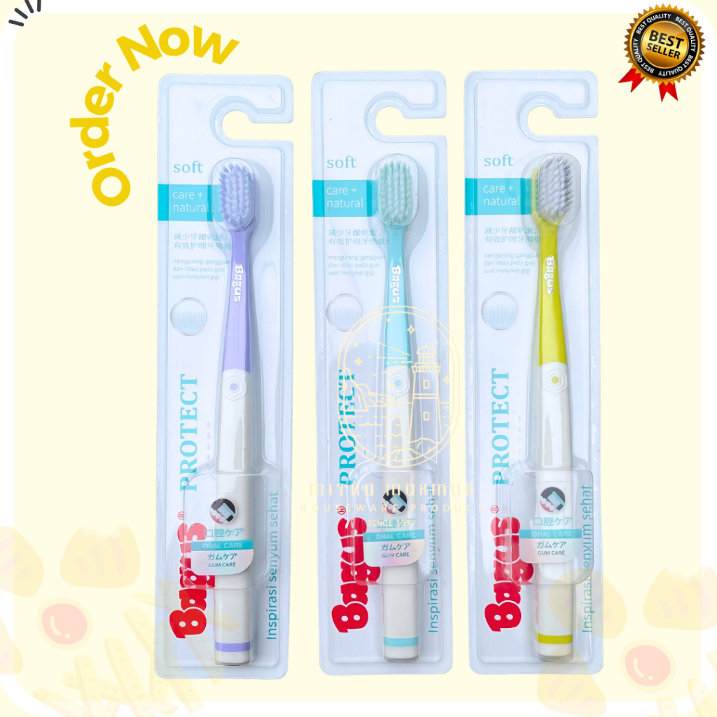 NEW BAGUS TOOTHBRUSH PROTECT (S) SIKAT GIGI PROTECTION SIKAT TERBAIK