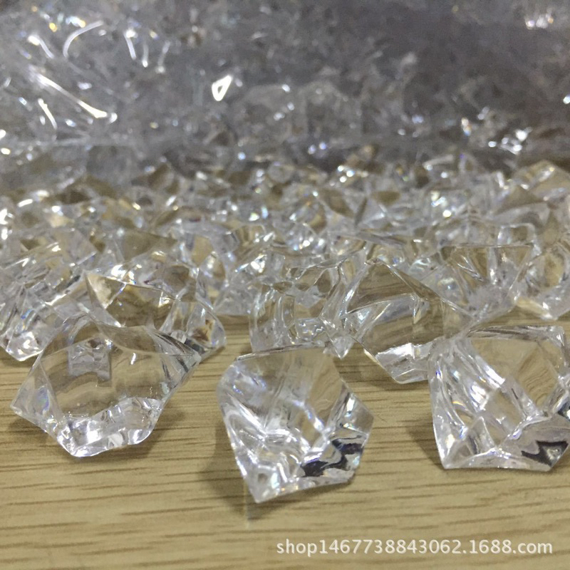 Batu Kristal Akrilik Crystal Acrylic Ice Stone Hiasan Aquarium Vas Bunga